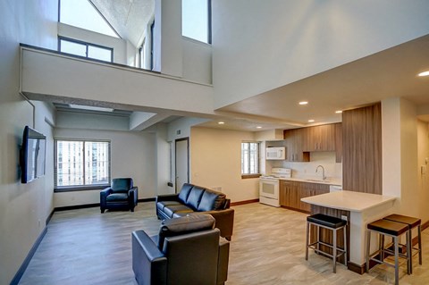 Floor plan for 3 beds, 1 bath, 1000 sqft
